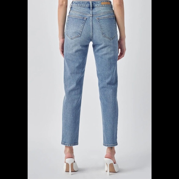 Cello High Rise Straight Leg Jeans - Picture 2 of 4